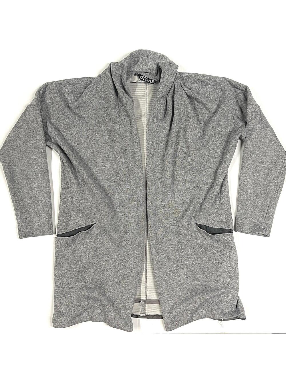 Arc'Teryx Cardigan Women's L Laina Open Front Cardigan Sweater Gray Outdoors